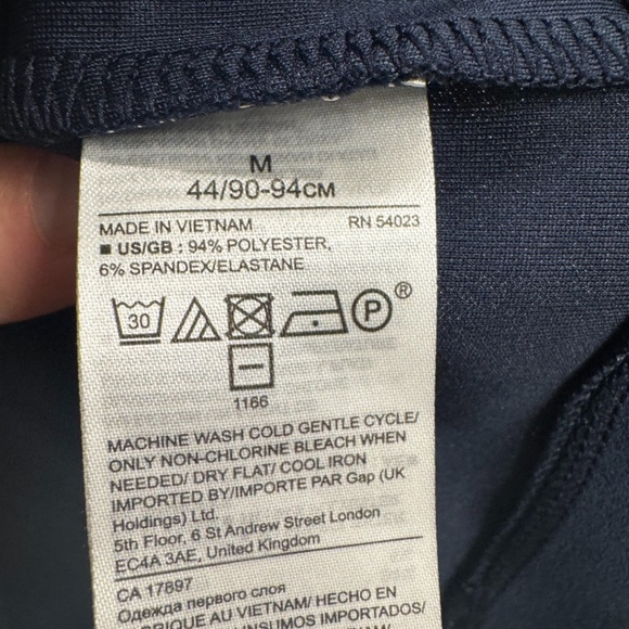 LOFT Navy Blue Sleeveless Tank Top - Size Small - Picture 4 of 4